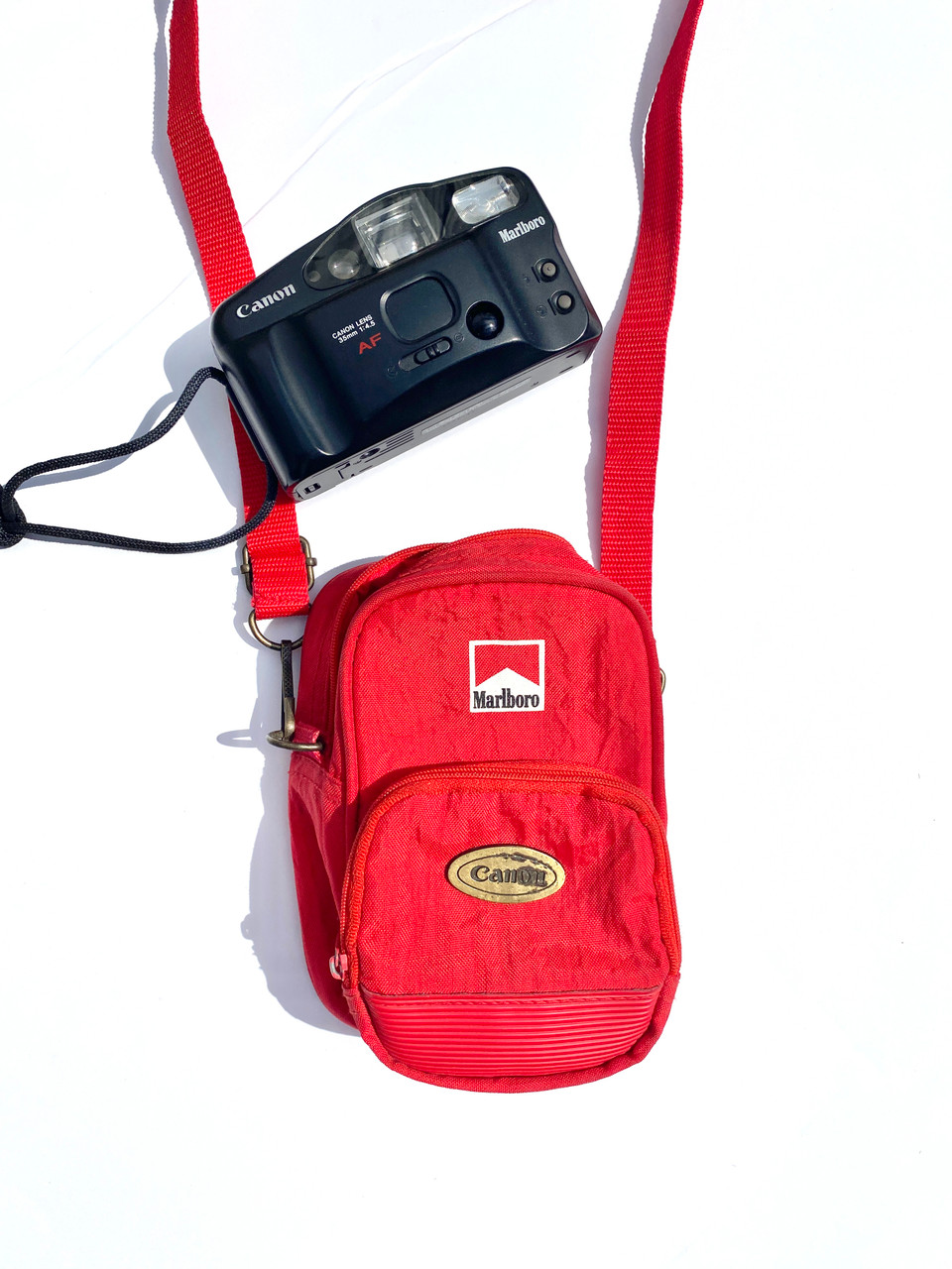 Vintage canon camera bag on sale