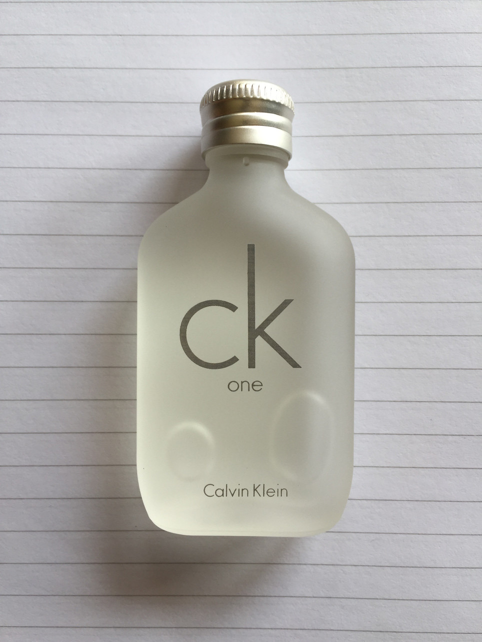 ck one small bottle