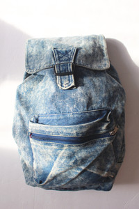 VINTAGE SOFT STONEWASHED DRAWSTRING BACKPACK