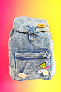 VINTAGE SOFT STONEWASHED DRAWSTRING BACKPACK