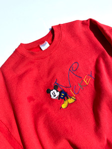 VINATAGE 90S DISNEY MICKEY MOUSE PULLOVER SWEATSHIRT