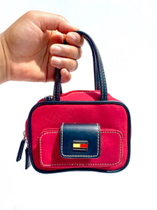 VINTAGE 90S TOMMY HILFIGER MINI HANDBAG