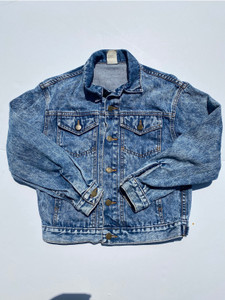 VINTAGE STONEWASHED DENIM JACKET VINTAGE STONEWASHED DENIM JACKET