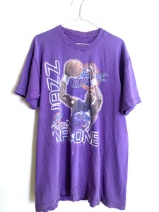 VINTAGE KARL MALONE UTAH JAZZ T-SHIRT