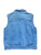 VINTAGE DENIM ZIP-UP VEST