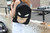 VINTAGE VELVET BATMAN FACE BACKPACK