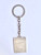 VINTAGE 90S NINE WEST LOGO CHROME KEYCHAIN