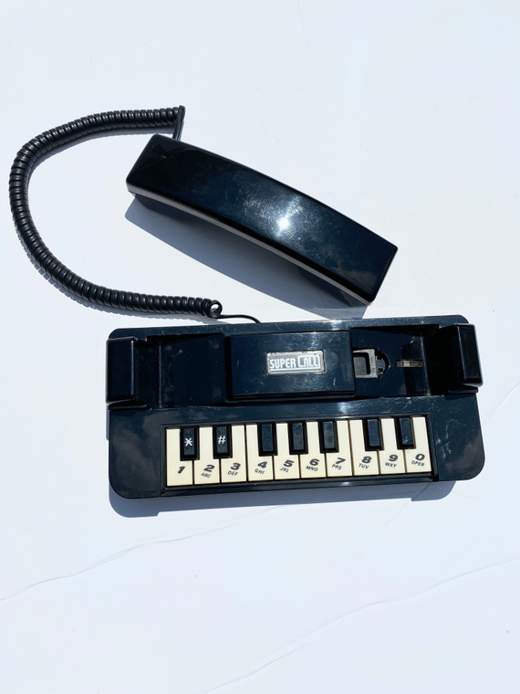 VINTAGE 90S SUPERCALL PIANO TELEPHONE