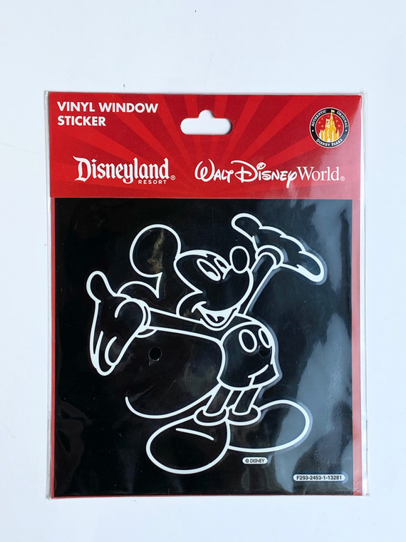 DISNEY MICKEY MOUSE VINYL WINDOW STICKER