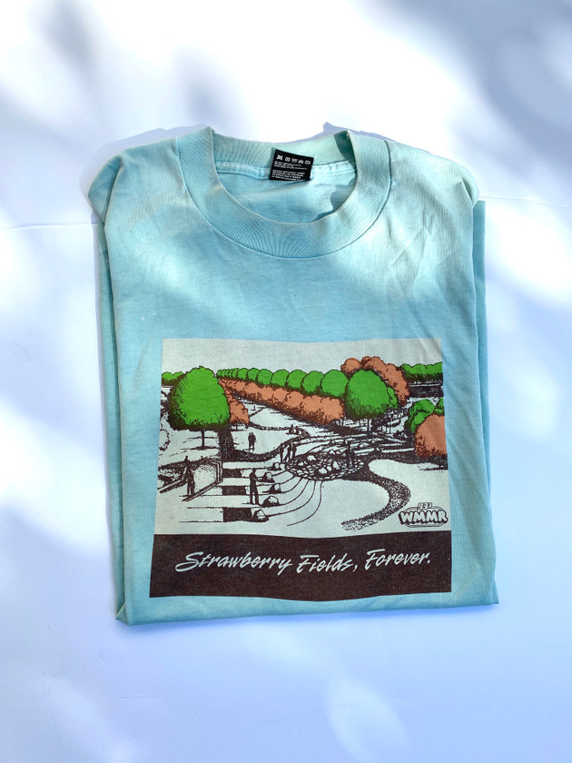 VINTAGE 70S 93.3 WMMR RADIO STRAWBERRY FIELDS TSHIRT