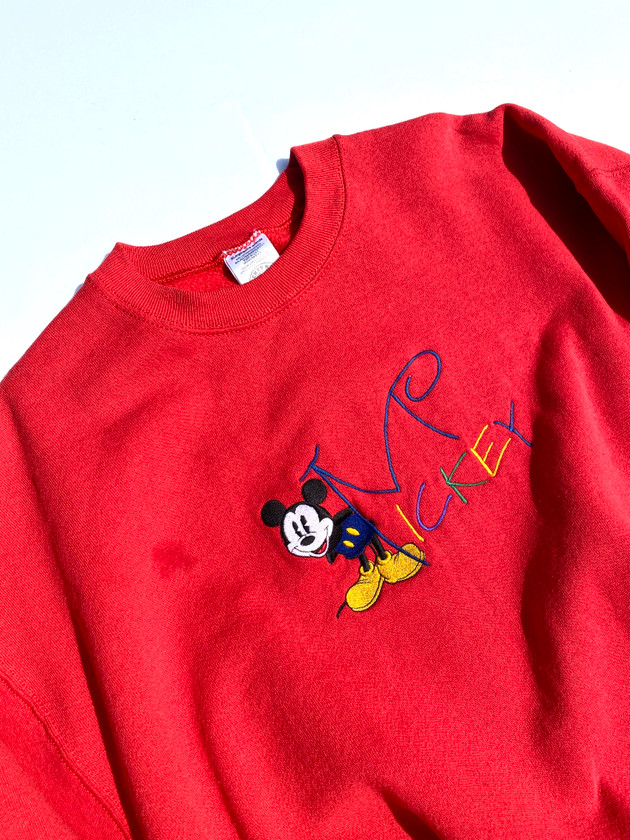 VINATAGE 90S DISNEY MICKEY MOUSE PULLOVER SWEATSHIRT