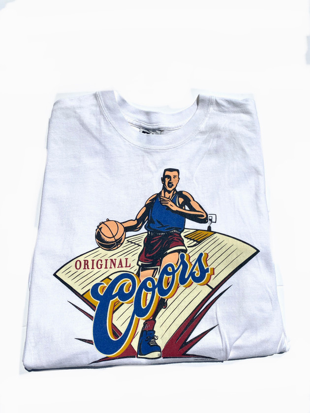 VINTAGE COORS LIGHT NBA PLAYER T-SHIRT