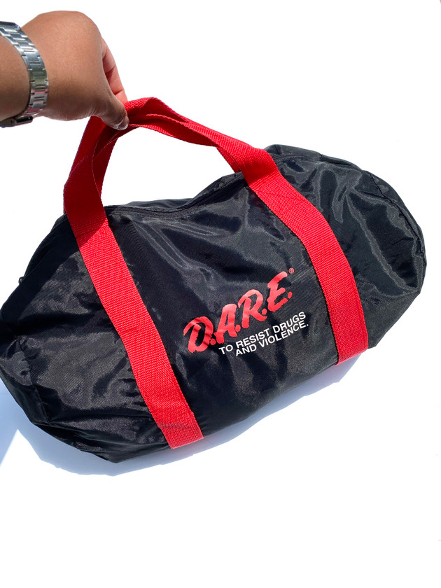 VINTAGE 90S D.A.R.E. SOFT DUFFEL BAG