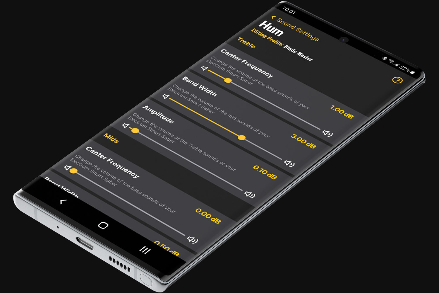 app-sound.jpg Unity II Sound Settings