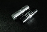 Silver and Blackout Saberstaff Couplers