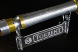 Gold Torrent with Circuitry Etched Handle