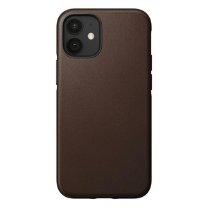 Nomad Leather Rugged Case iPhone 12 Mini - Rustic Brown