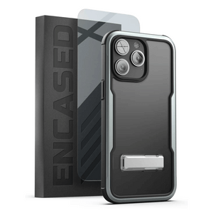 Encased Exos Armor Case with Screen Protector iPhone 14 Pro - Gunmetal