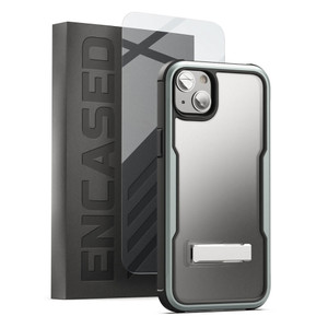 Encased Exos Armor Case with Screen Protector iPhone 14 Plus - Gunmetal