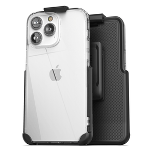 Encased Clear Back with Belt Clip Holster Case iPhone 14 Pro Max - Clear