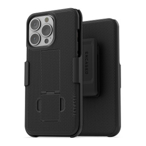 Encased Duraclip Combo Case iPhone 13 Pro Max with Belt Clip Holster - Black