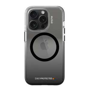 EFM Aspen D3O Case Armour iPhone 15 Pro - Clear/Black