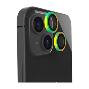 EFM Camera Lens Armour iPhone 14/14 Plus - Rainbow