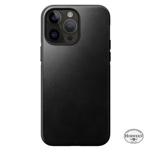 Nomad Horween Leather Folio Wallet iPhone 15 Pro - Black