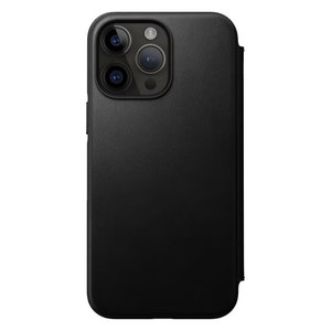 Nomad MagSafe Leather Folio Case iPhone 15 Pro - Black