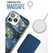 Encased Lexion MagSafe Case with Screen Protector iPhone 14 Pro - Blue Marble