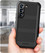 Encased Falcon Shield Case Samsung Galaxy S22 - Black