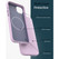 Encased Artura Leather MagSafe Case and Wallet iPhone 14 Pro Max - Lavender