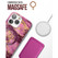 Encased Lexion MagSafe Case with Screen Protector iPhone 14 Pro - Purple Marble