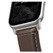 Nomad Traditional Strap Apple Watch 42/44/45/Ultra 49mm - Rustic Brown (Silver Hardware)