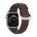 Nomad Traditional Strap Apple Watch 42/44/45/Ultra 49mm - Rustic Brown (Silver Hardware)