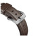 Nomad Traditional Strap Apple Watch 42/44/45/Ultra 49mm - Rustic Brown (Silver Hardware)