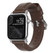 Nomad Traditional Strap Apple Watch 42/44/45/Ultra 49mm - Rustic Brown (Silver Hardware)
