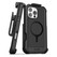 Encased Falcon Shield Case iPhone 16 Pro with Belt Clip Holster - Black