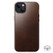 Nomad Horween Leather Case iPhone 15 - Rustic Brown