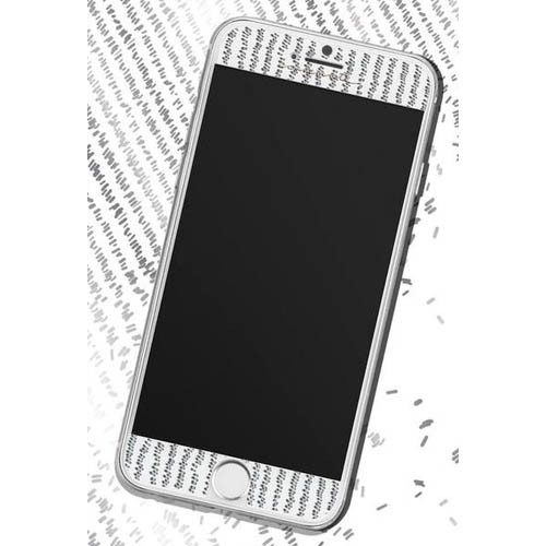 Case-Mate Gilded Glass Screen Protector iPhone 7/6/6S - Silver