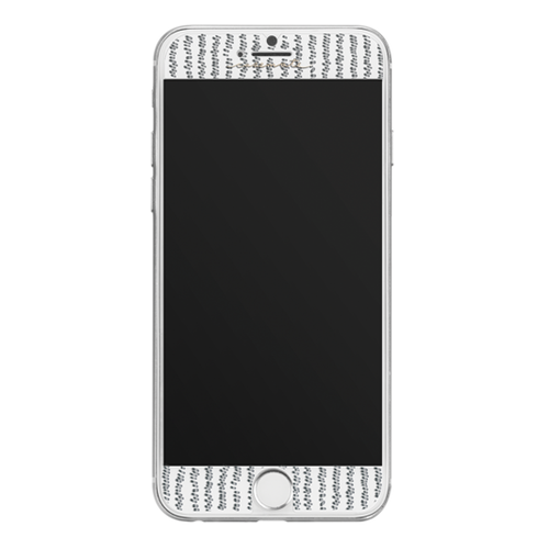 Case-Mate Gilded Glass Screen Protector iPhone 7/6/6S - Silver