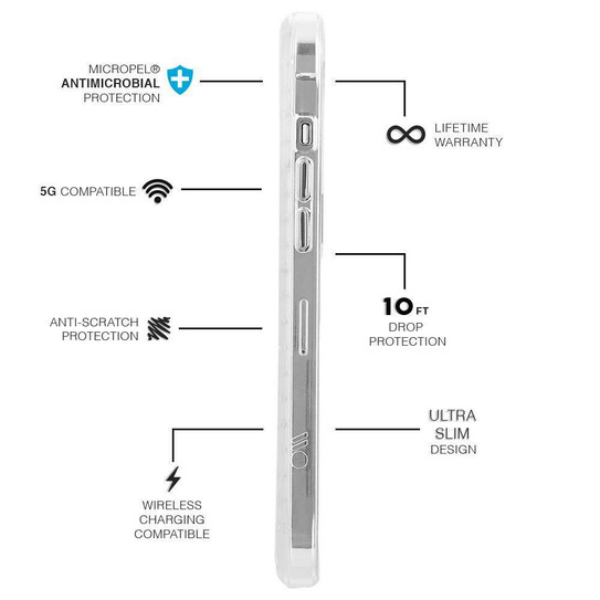Case-Mate Sheer Gems Case iPhone 12 Pro Max - Clear