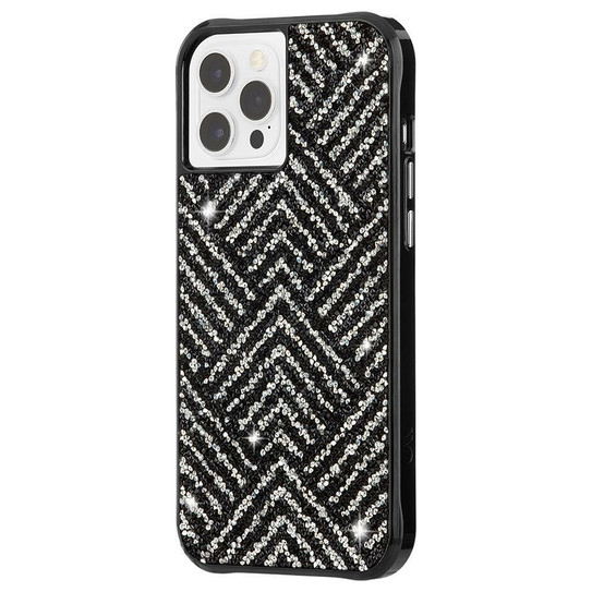 Case-Mate Brilliance Case iPhone 12 Pro Max - Herringbone Black