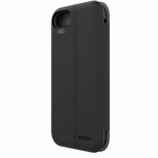 EFM Miami Wallet Case Armour iPhone SE 2020/iPhone 8/7/6/6S - Jet Black