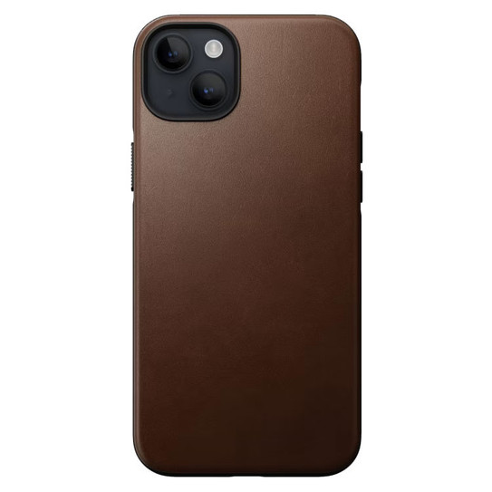 Nomad Modern Leather Case iPhone 14 Plus - Brown
