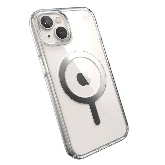 Speck Presidio Perfect Clear MagSafe Case iPhone 14 Plus - Clear/Silver Speck Presidio Perfect Clear MagSafe Case iPhone 14 Plus - Clear/Silver