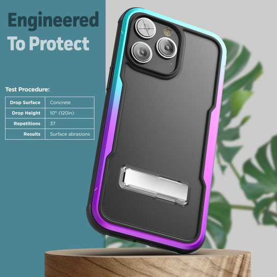 Encased Exos Armor Case with Screen Protector iPhone 14 Pro - Purple