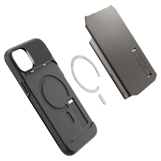 Spigen Slim Armor Mag Case iPhone 14/13 - Gunmetal