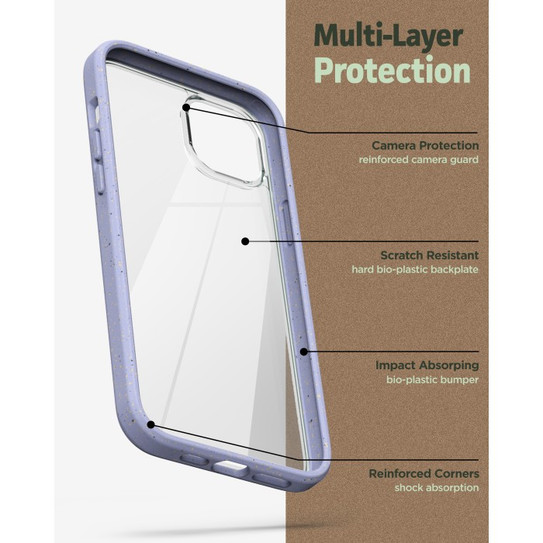 Encased BioClear Case iPhone 14 Pro - Lavender