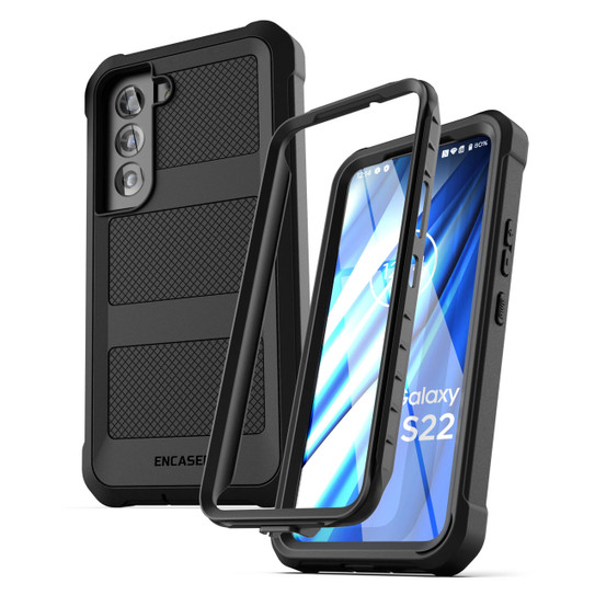 Encased Falcon Shield Case Samsung Galaxy S22 - Black